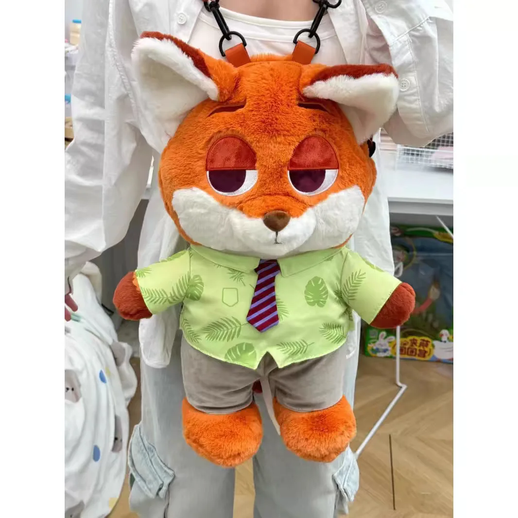 ديزني زوتوبيا دمية حقيبة كروسبودي لطيف الكرتون جودي نيك سعة كبيرة أفخم على ظهره حقائب ركاب هدايا الموضة عادية