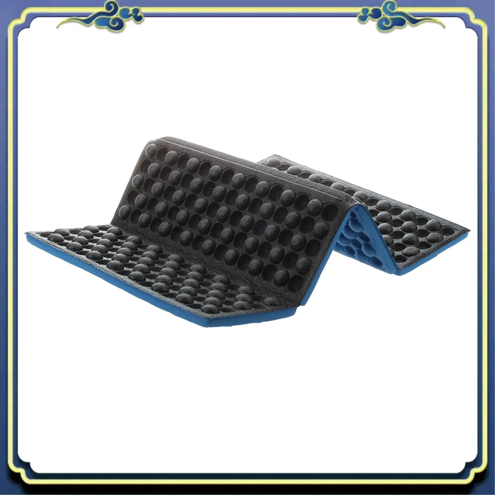 A56P-3X وسادة مقعد مخصصة قابلة للطي من الفوم المقاوم للماء (أزرق)