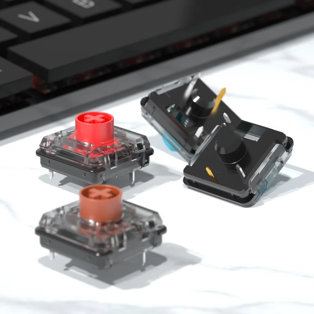 Kailh 1353 Choc V2 Low Profile Switch Red Blue Brown 4pin Linear Clicky Tactile Ultrathin Mechanical Keyboard Mini Switch Hitbox