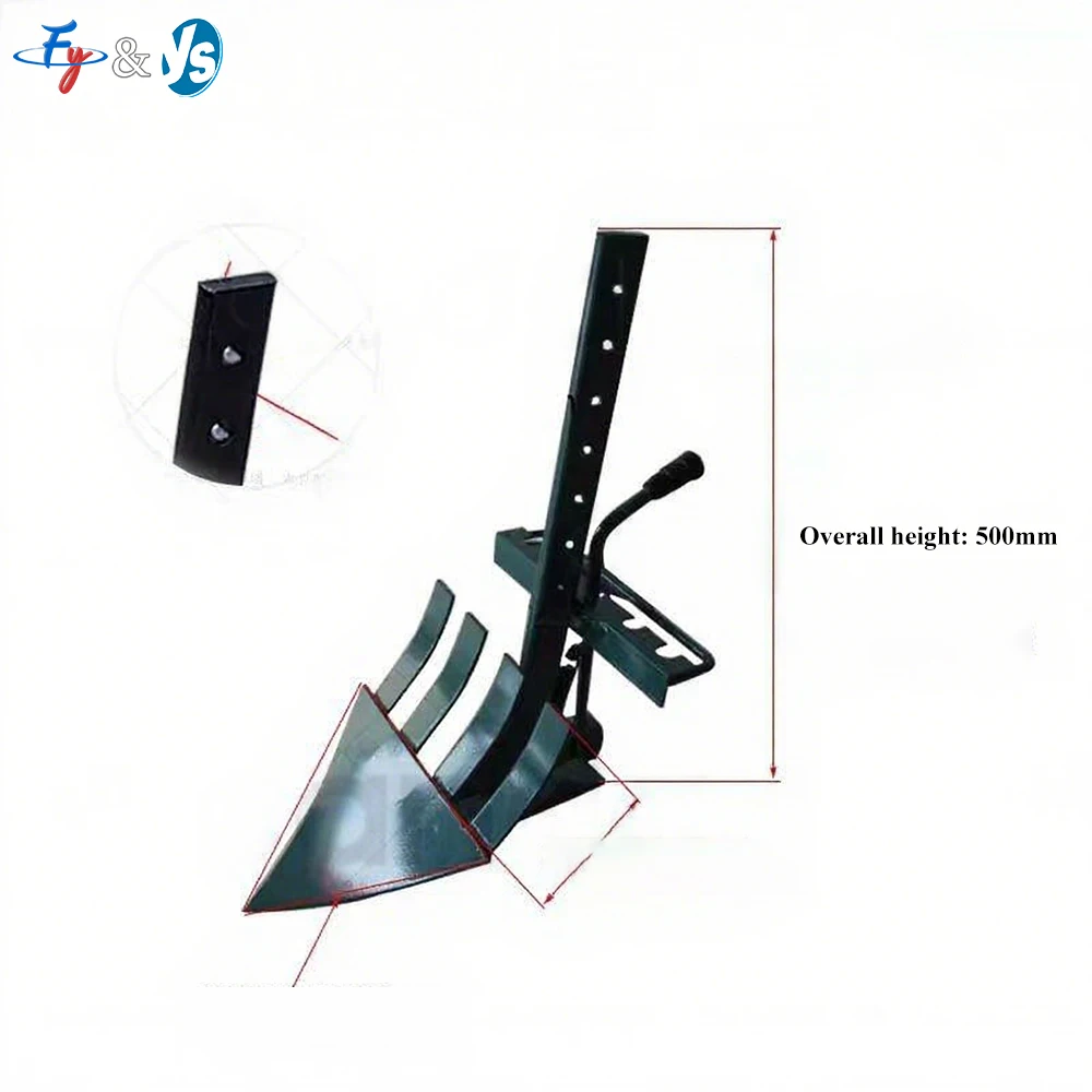 Agricultural Cultivator Accessories Plough Disc Potato Ridger Plough Farm Land Walking Tractor with Plow Parts