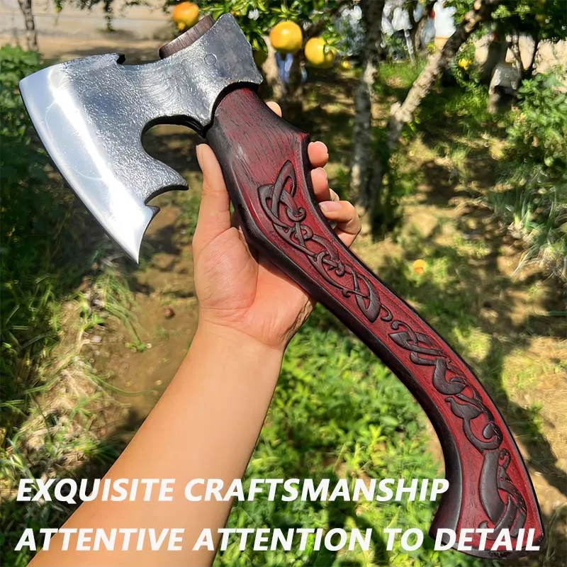 

BOZF-750, топор для резьбы, многофункциональный, портативный, горный топор, для тактического кемпинга, для обработки древесины, для рубки дров, топор.