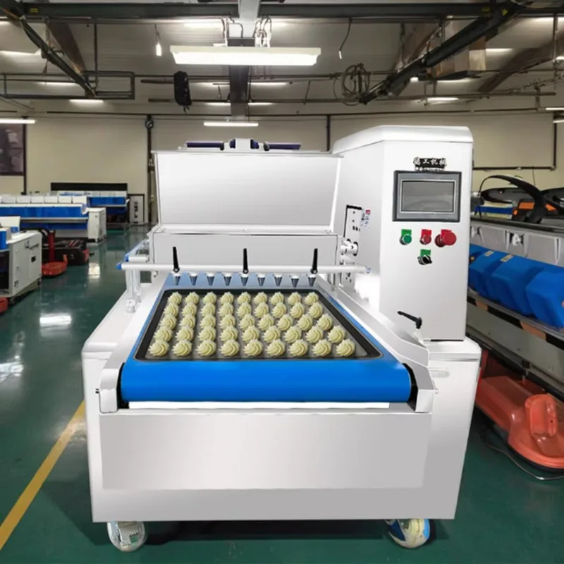 High Capacity Automatic Tabletop Cookie and Cake Machine Biscuit Making Butter and Chocolate New Condition
