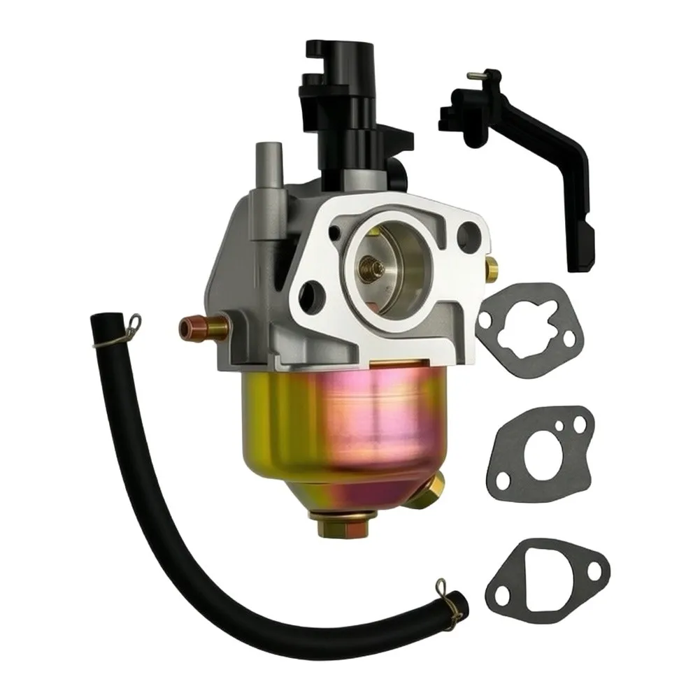 Replacement Carburetor Kit with Heat Shield for 170F 168F Engine Generators Supporting 2KW to 3KW Power Output