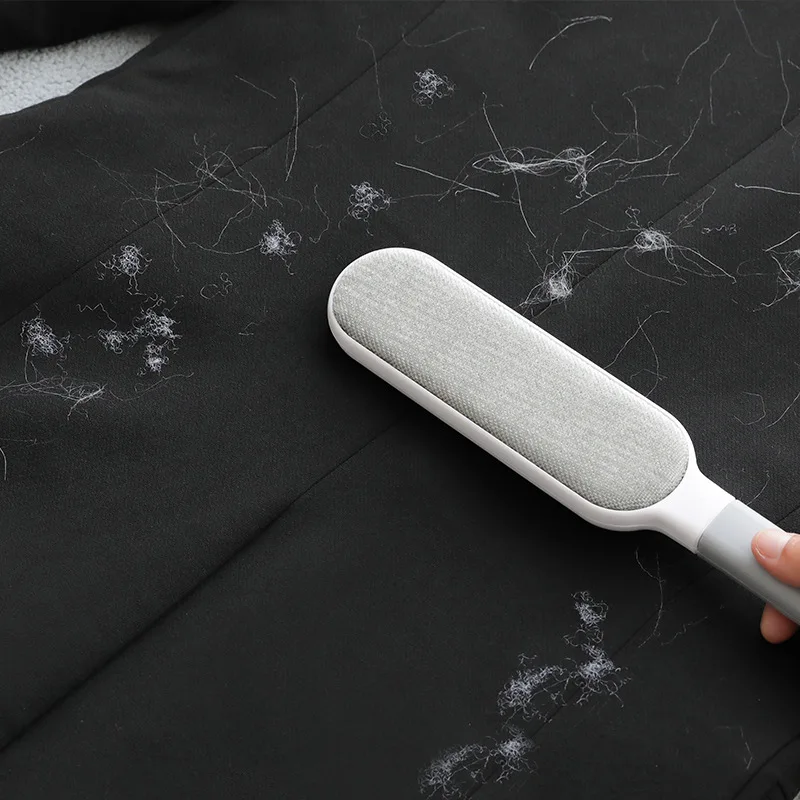 Double Sided Lint Remover Brush Reusable Pet Hair Remover Static Lint Brush for Clothes Furniture Sofa Carpet Cat Dog Hair Dust Cleaning Tool