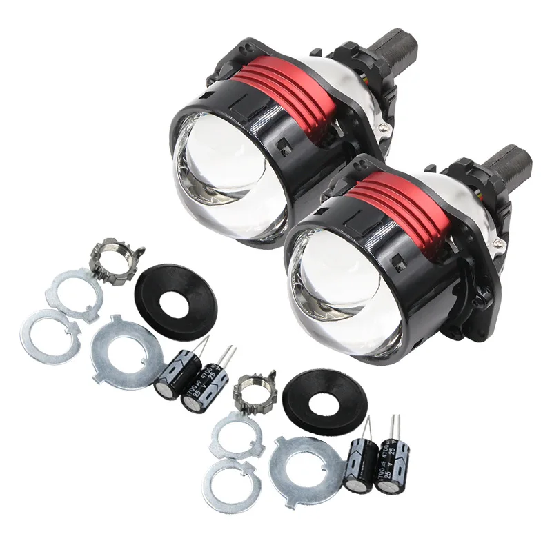 3 Inch B40130W Bi LED Projector Headlight with Halo Dual Direct Laser Lens Smart High Power Dual Beam Car LED Super Bright