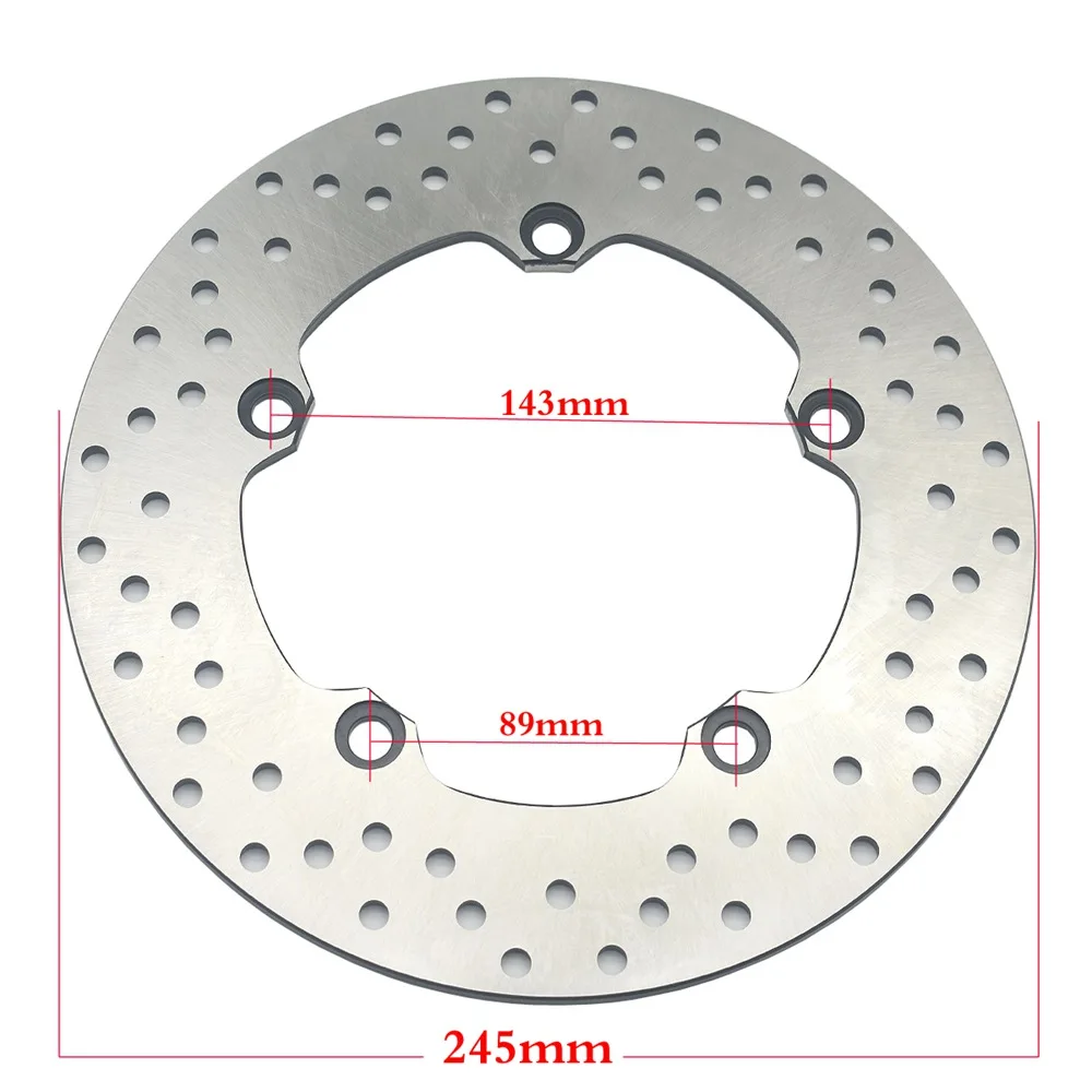 245mm Motorcycle Rear Brake Disc Rotor For Yamaha MT-07 MT07 689cc MT-09 MT09 Sport Tracker MT850 2014 2015 2016 2017 to 2021