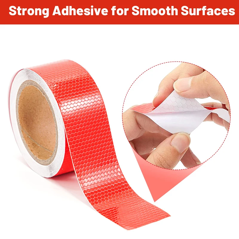 Car Safety Warning Tape Reflective Sticker Bike Frame Motorcycle Bicycle Decal Decor Reflective Strips