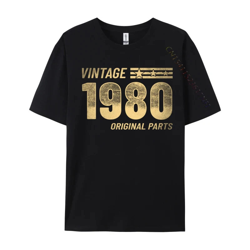 

Vintage 1980 Original Parts Shirt Made In 1980 Hip Hop Comfortable Pure Cotton O Neck Men Luxury Designer T-Shirts