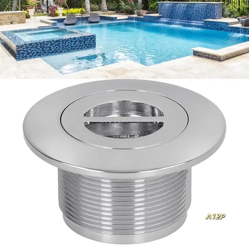 

Swimming Pool Main Drain Stainless Steel Water Inlet Outlet Suction Port Accessory