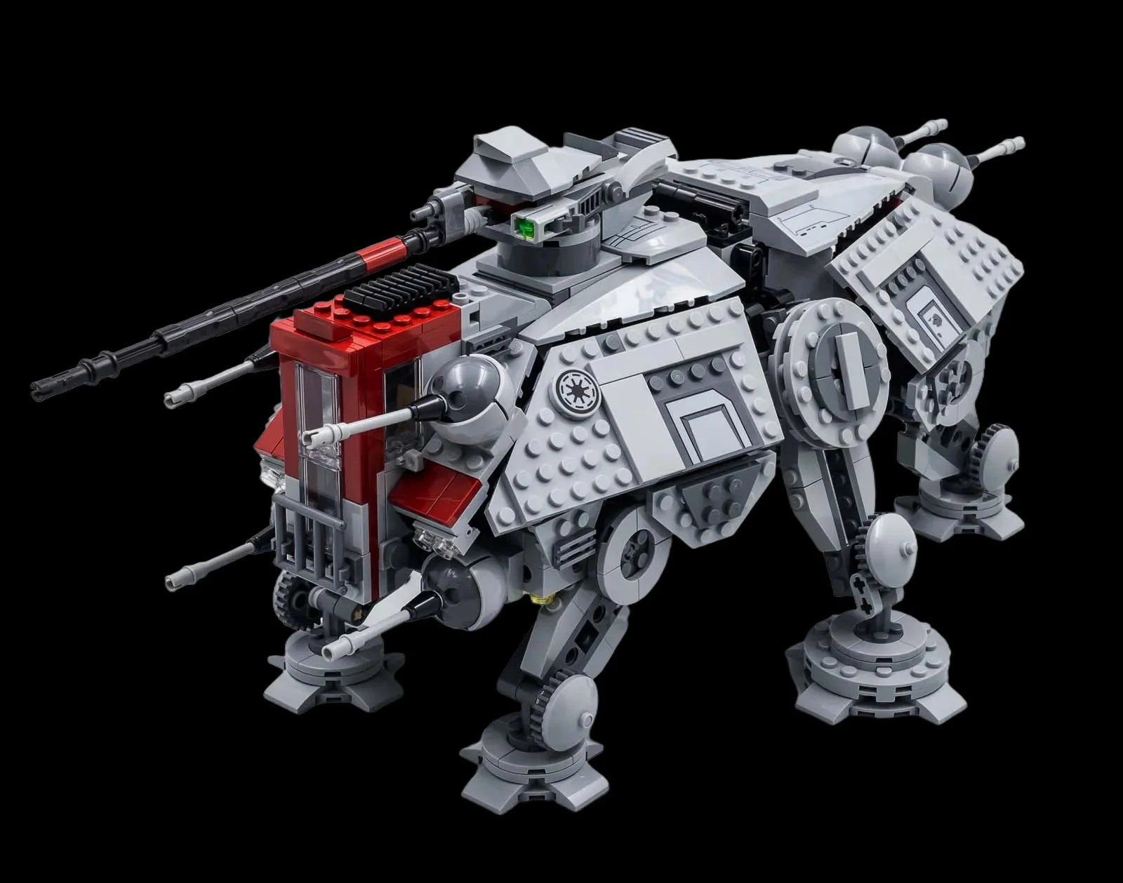 AT-TE All Terrain Walking Machine 1082PCS Building Block Model Sets Compatible with 75337 Assemble Self-locking Bricks Toy Gifts