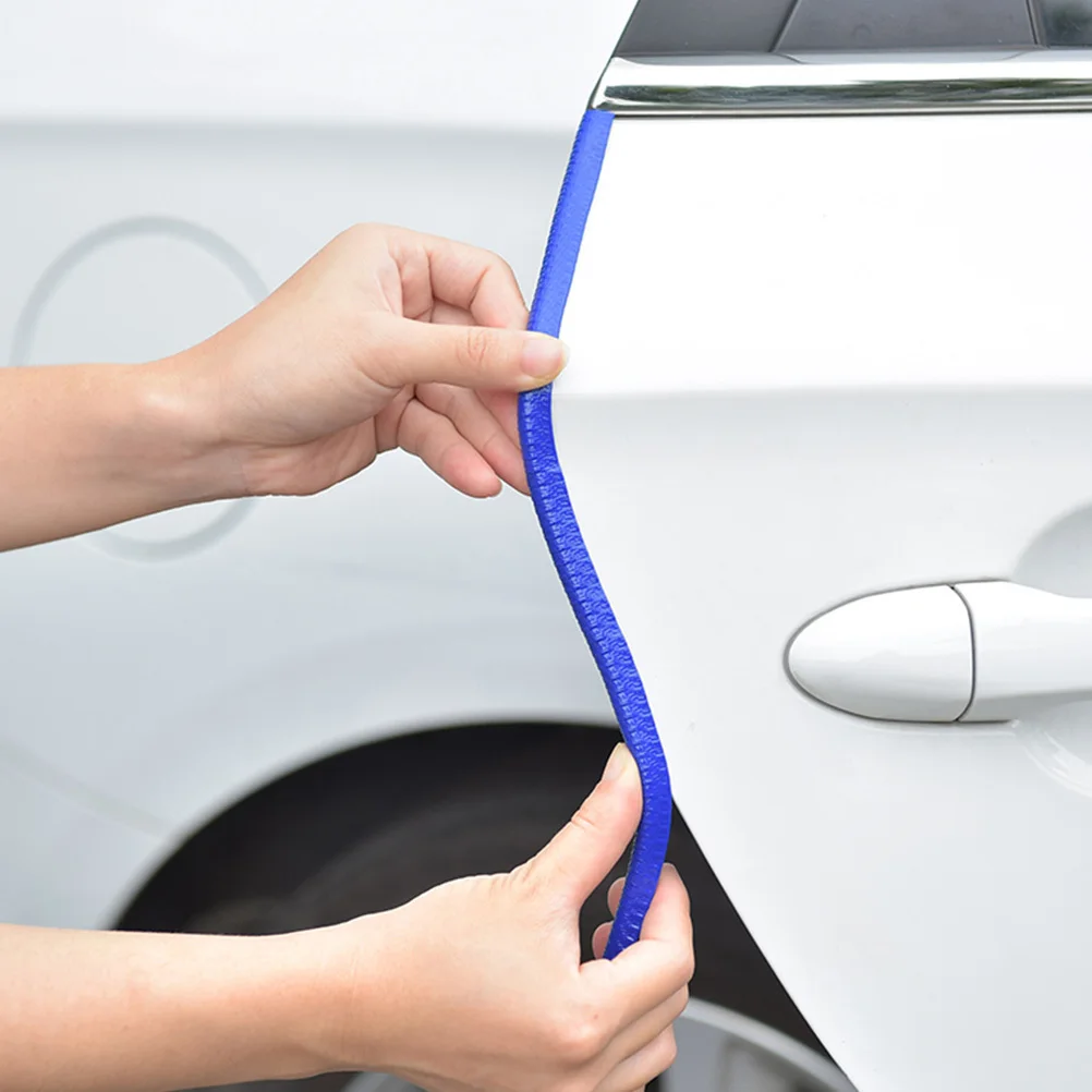 

Blue Rubber Trim Strip Car Door Edge Protection Anti-Collision Guard Durable Seal Car Parts Exterior Accessories Door