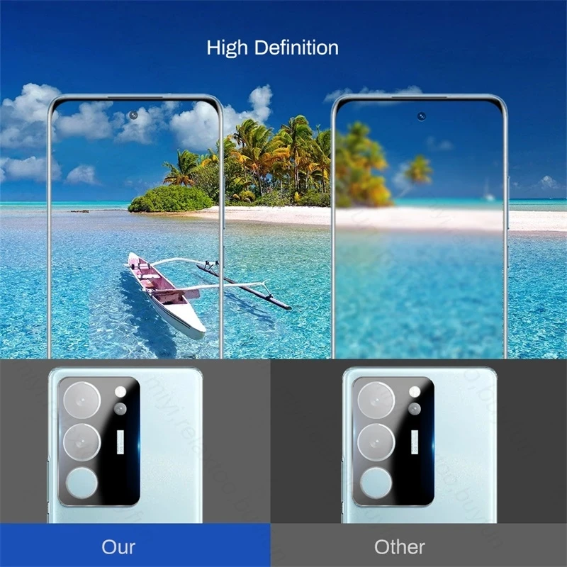 For Vivo V29 5G Case 1-3PCS 3D Curved Camera Protector Cover On VivoV29 Vivo V29 V 29 29V 5G V2250 6.78\