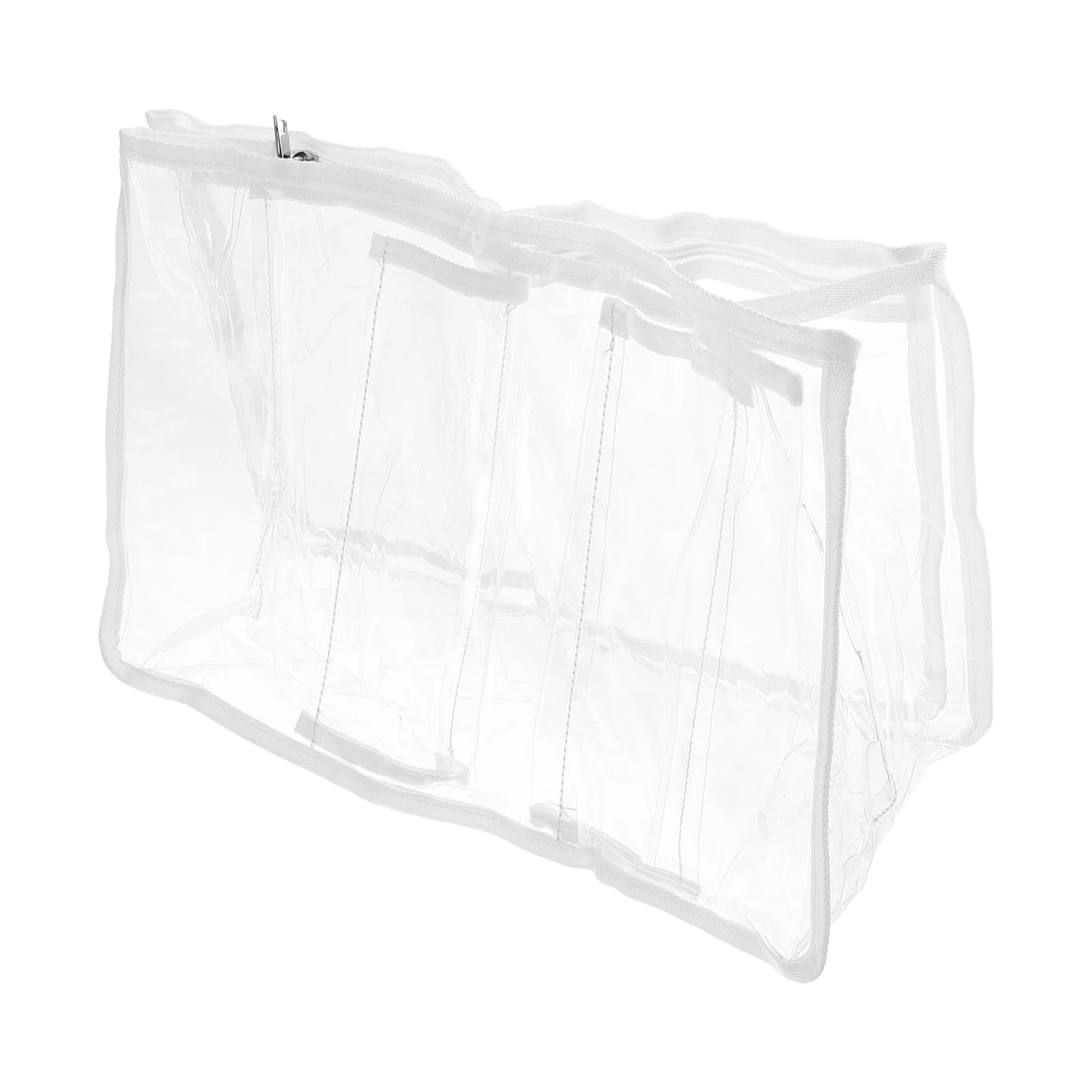 

Clear Beach Bag White Insert Portable Storage ganizer Travel Accessories Durable PVC Material Beach Camping Outdoor Activities