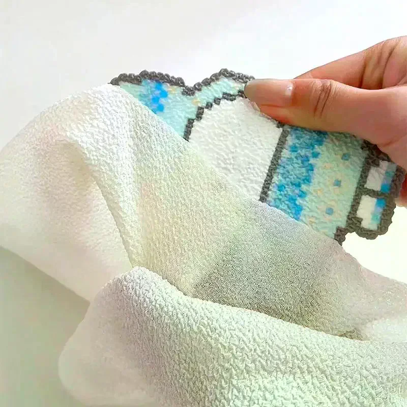 Flash Ironing Cloth Towel Texture Fabric Reusable Adient Perler Beads Baking Cloth Heatproof Mat DIY Handmade Accessories