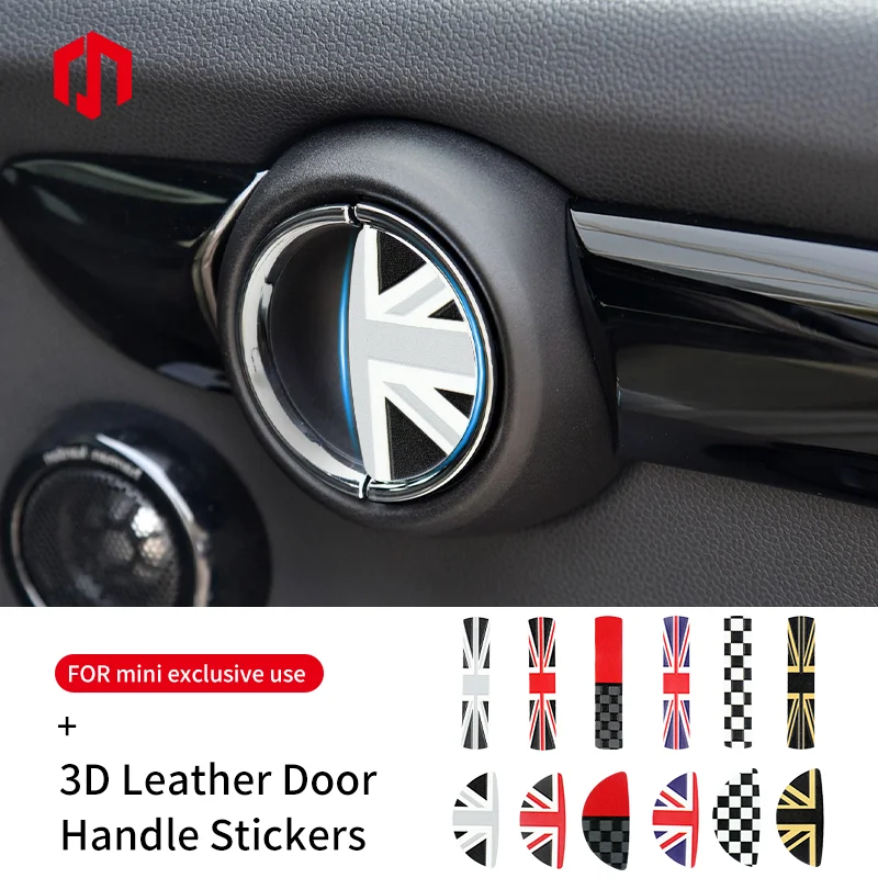 

Car Door Wrist Handles Anti Scratches Leather Protective Sticker for MINI F54 F55 F56 F60 R55 R56 R60 Decoration Accessories