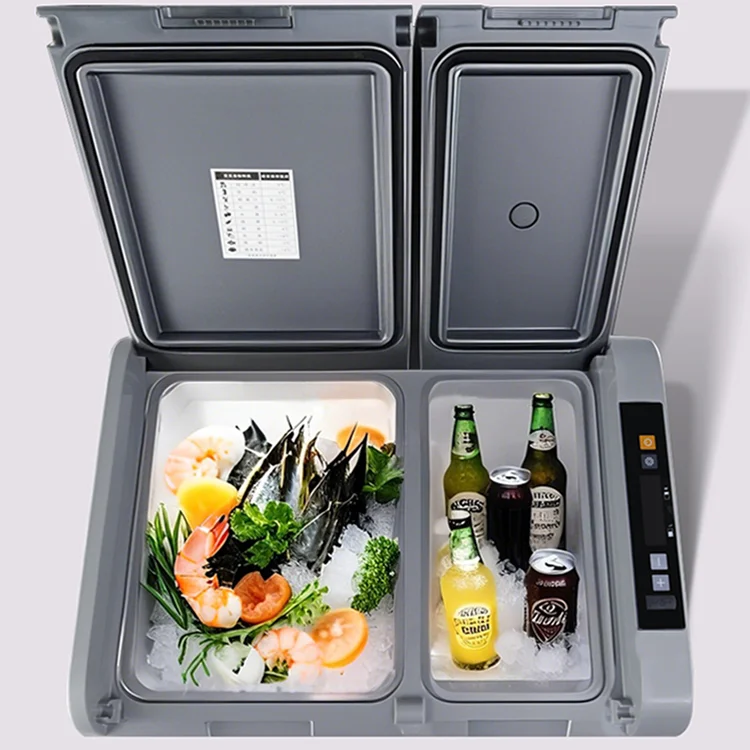Compact Car Refrigerator Low Noise Energy Saving Ideal For SUVs  RV  And Road Trips
