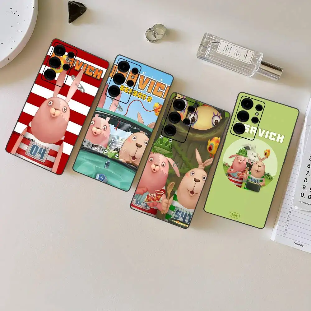 Anime U-USAVICH  Phone Case For Samsung S 24 fe 25 Ultra plus 20 lite 21 30 22 23 24 22 Ultra 5G Fundas