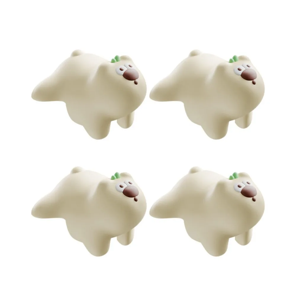 

4pcs T Shaped Table Corner Protectors Security Soft Protection Edge Cover Self-Adhesive PVC Angle Guard Furniture Accessory