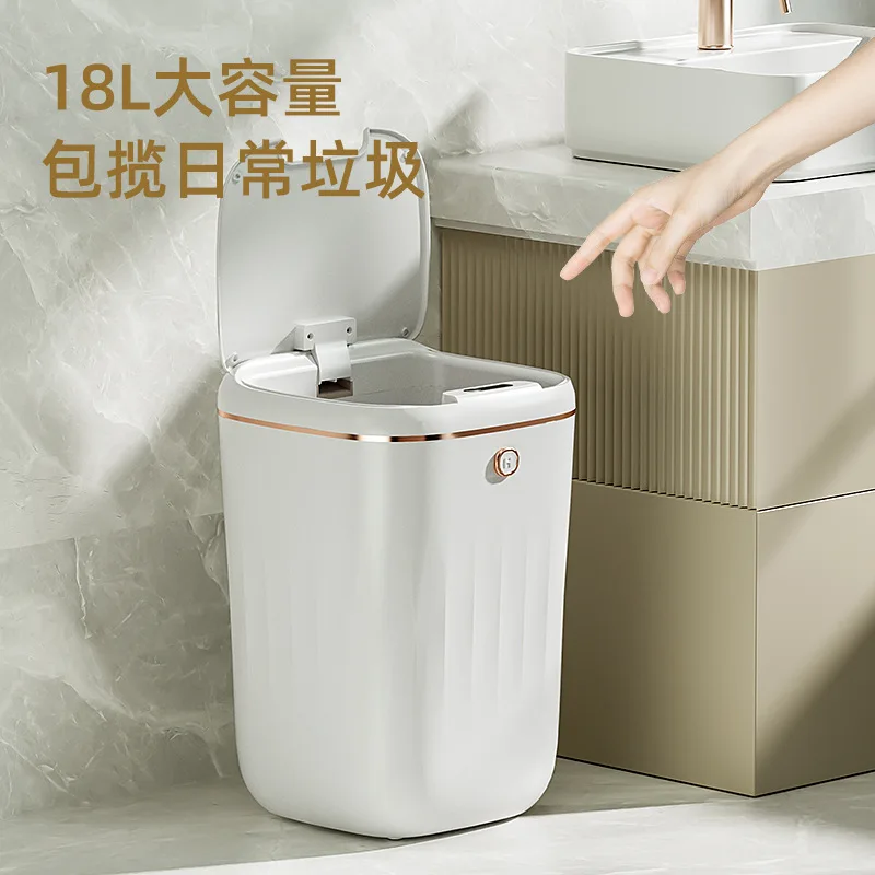 Imagem -06 - Grande Capacidade Smart Sensor Trash Can Impermeável Automático uv Esterilização Wastebasket Kitchen Bin Casa 20l