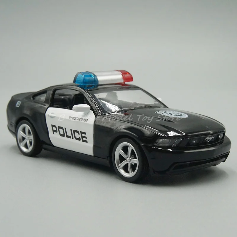 

1:43 Diecast Metal Model Toy Mustang 2015 Police Patrol Wagon Pull Back Car