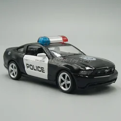 1:43 Diecast Metal Model Toy Mustang 2015 Police Patrol Wagon Pull Back Car