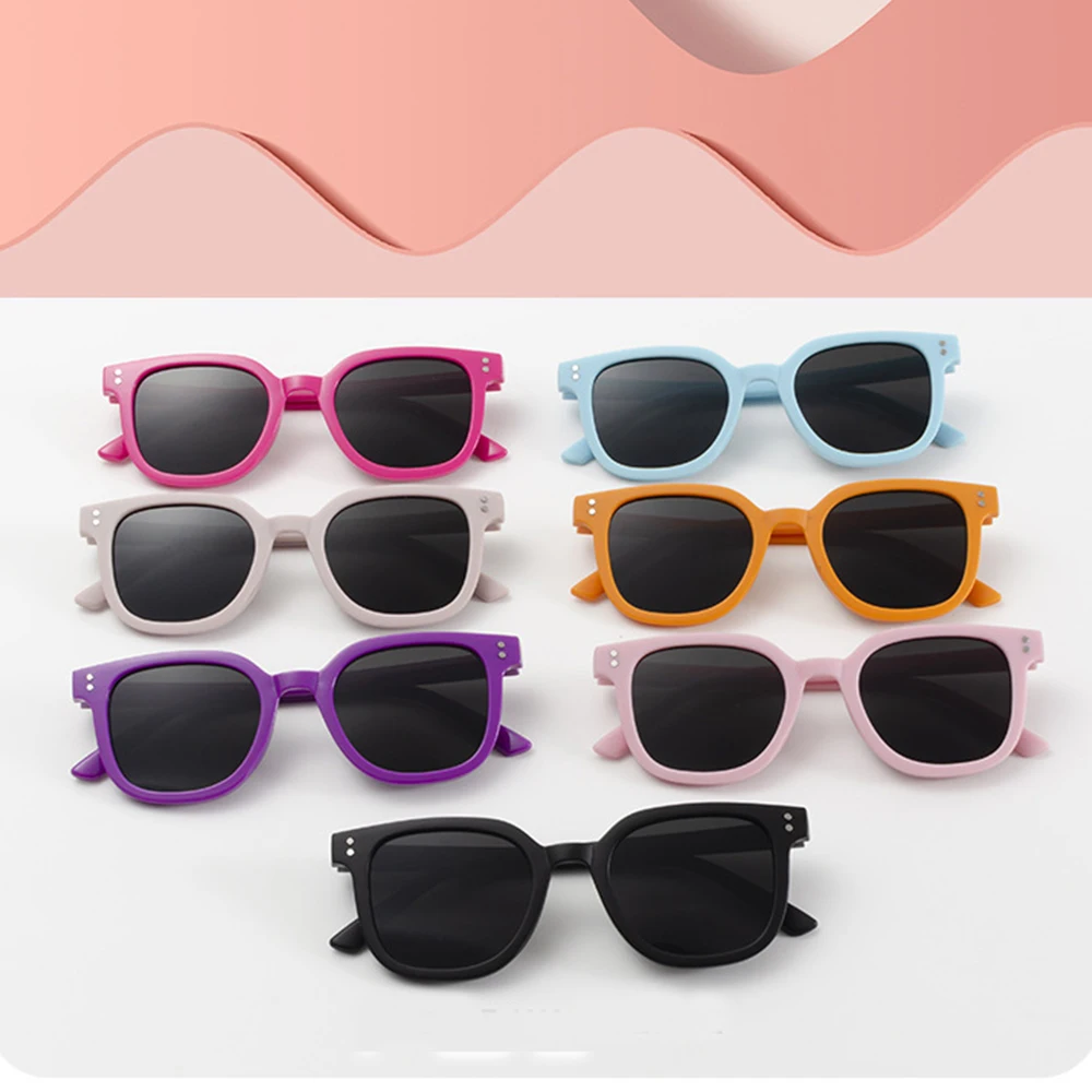 Óculos de Sol Infantis Modernos para Atividades ao Ar Livre, Óculos de Sol Pretos para Bebês, Óculos de Proteção Solar para Viagens, Pesca e Direção, Óculos de Sol para Meninas e Meninos