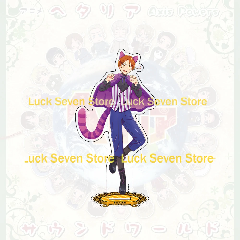 Hetalia World Stars Alice in Wonderland Fantasy Theme Standee China Russia France Japan Italy Germany America Acrylic Keychain