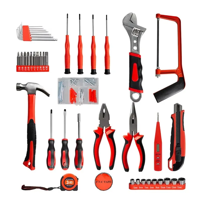 Conjunto de caixa de ferramentas de alta precisão Novo conjunto de ferramentas manuais portáteis Conjunto de ferramentas elétricas mais vendidas de fábrica