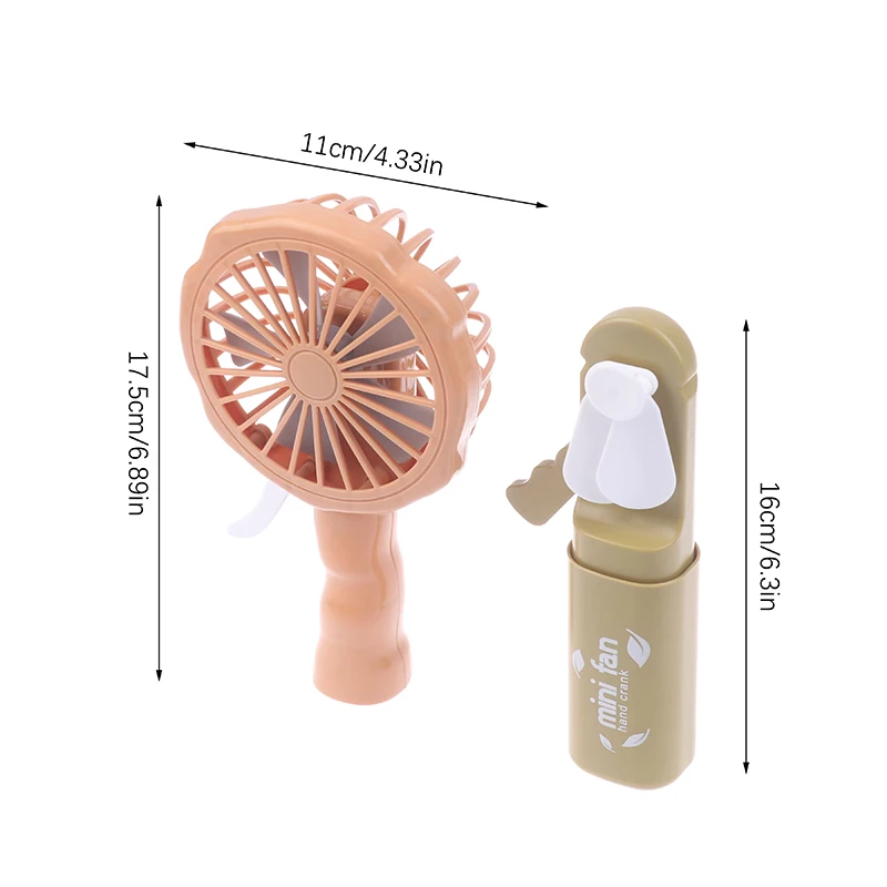 NEW Portable Handheld Fan Hand Pressure Fan Mini Portable Fan Without Battery Household Cute Fan Cooling Held Fan