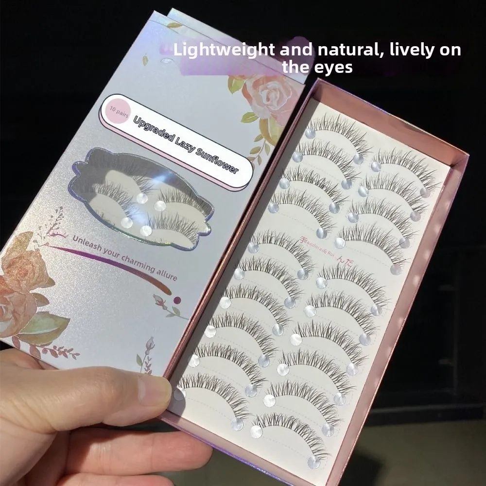 10 Pairs New 3D Mink Fake Lashes Natural Wispy Eyelashes Volume Handmade False Eyelashes Makeup Eyelash Extension