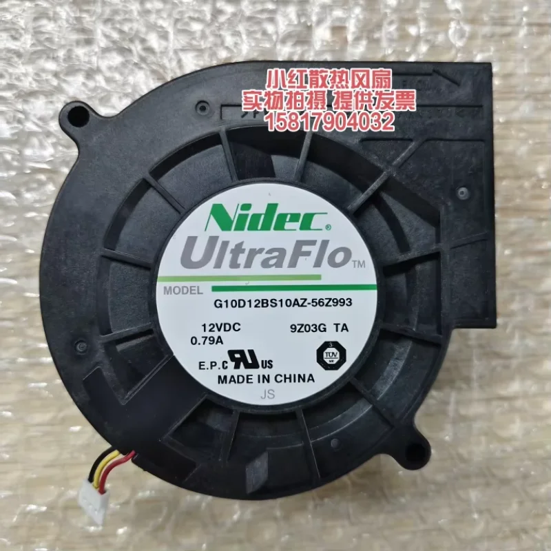 

Ltsf For Nidec G10D12BS10AZ-56Z993 DC 12V 0.79A 97x97x33mm 3-Wire Server Cooling Fan 9cm