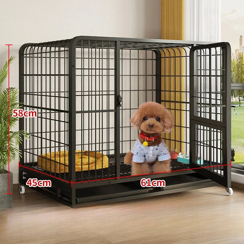 Dog cage Medium large dog indoor with toilet border collie Small pet cage Golden hair dog house house enclosure