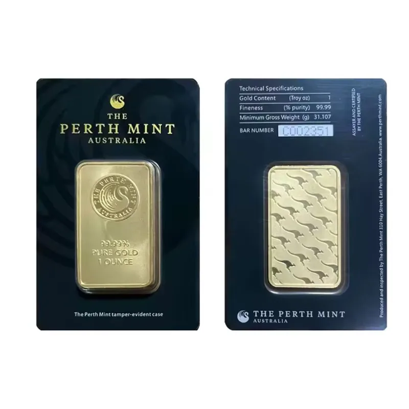 NONE 2025 Kreative Nachbildung von 1 Unze Goldbarren aus Messing, vergoldet, in versiegelter Präsentationsbox, nicht magnetische Valentinstagsgeschenke 4