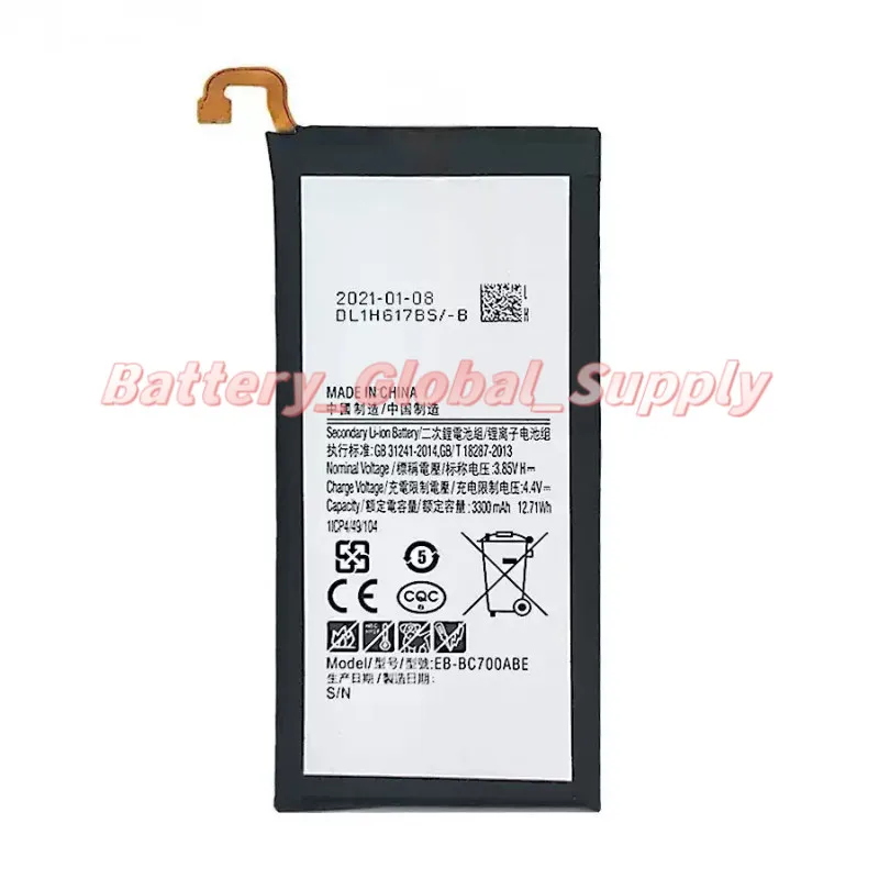 

Suitable for EB-BC700ABE C7/C7 2016 C7000 battery 3.85V 3300mAh high quality 1PCS