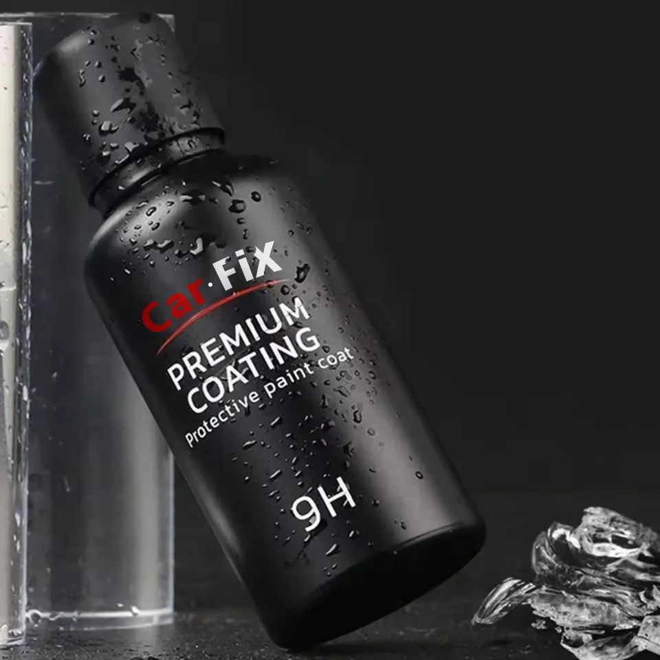 Car Ceramic Coat Set 30ml/50ml Upgraded 9H Polish Liquid Crystal Set High Density Car Super Hydrophobic Glass Coating Tools