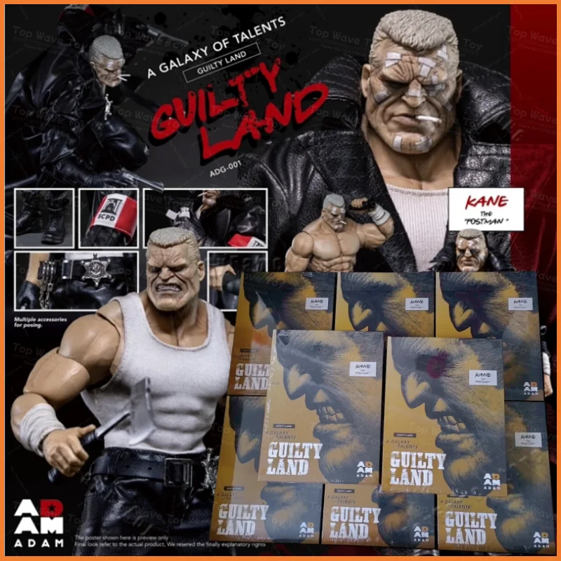 

2026 New In Stock ADAM GUILTY LAND KANE Postman 1/12 Scale Sin City Fabric Outfit Soldier Action Figure Anime Model Toy Gift