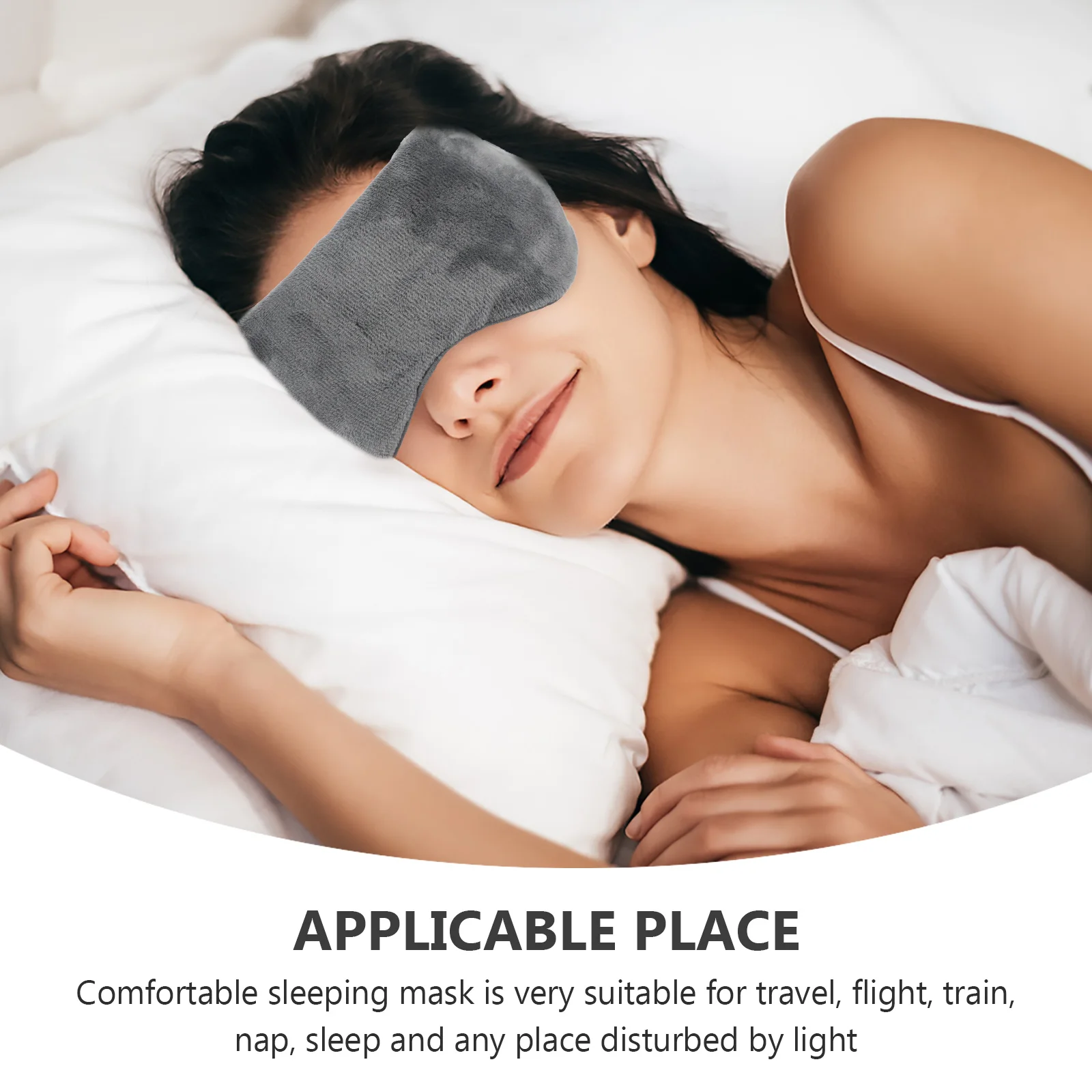 

Sleep Mask Blackout Light Night Blindfold Cotton Comfortable Travel Home Hotel Eye Care Sleeping Mask Nap Eye Cover