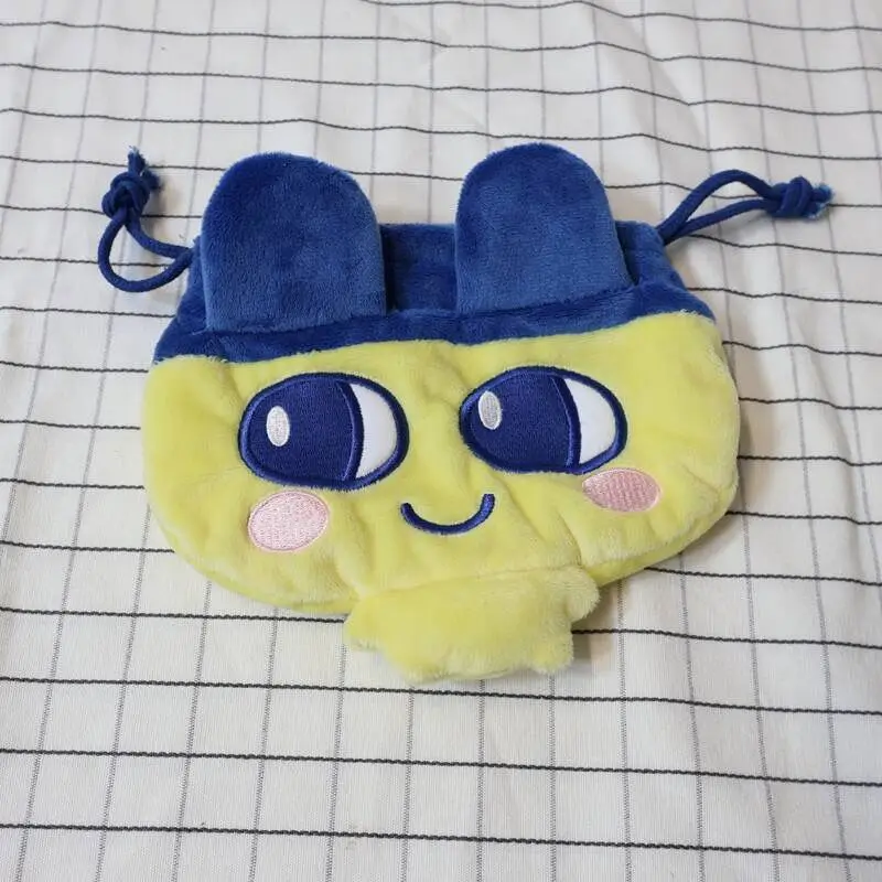 New Tamagotchi Mametchi Mimitchi Creative Personality Drawstring Pocket High Color Value Cartoon Cute Out Change Storage Bag - view 6