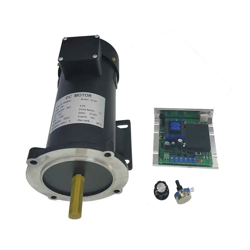 Hot motor set 90V 350W 500W 750W SCR Controller 10A 110V 220V brush motor speed controller