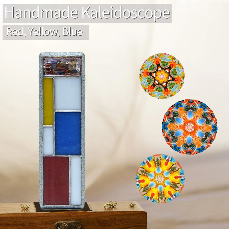 Morlens  Handmade Kaleidoscope Mondrian Series Art Master Works Special Boyfriend and Girlfriend Birthday Gift Collection