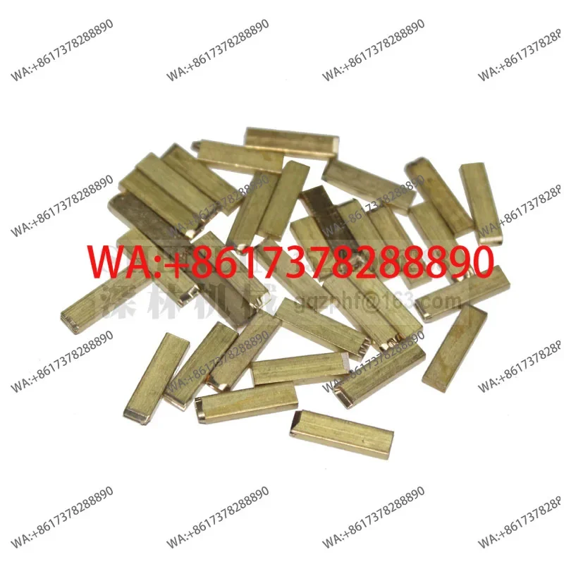 Copper active character electric heating coding machine Copper character particles 2 * 4 * 15mm, A-Z, 0-9