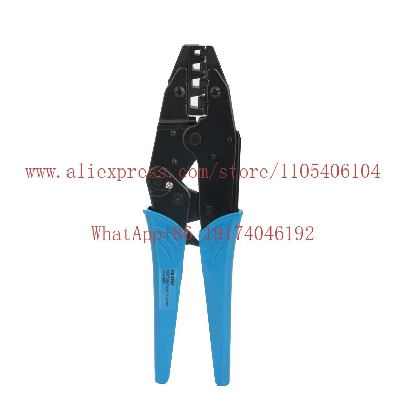 HS-35WF ratchet type VE tubular pin crimping pliers tubular 10-35 square casing terminal cold crimping pliers