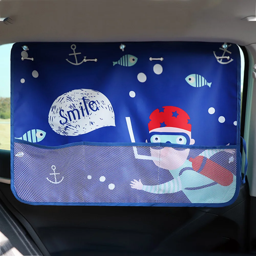 Auto Sonnenschutz UV-Schutz Für Kinder Kinder Vorne Hinten Windschutzscheibe Vorhang Seite Fenster Einstellbare Styling Auto Sonnenschirm Sommer – Detail 14