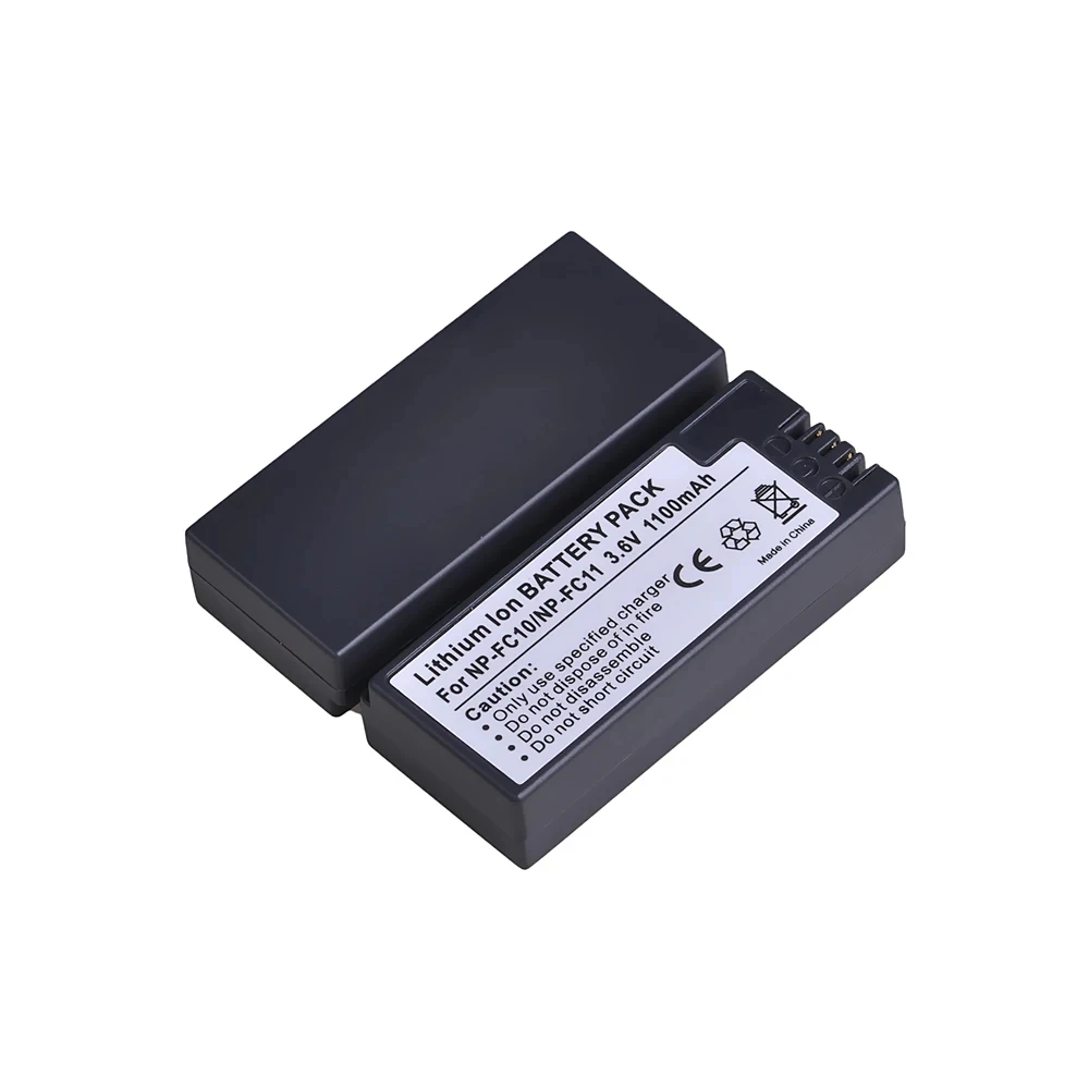 Baterai 1100mAh NP-FC10 NP-FC11 untuk Sony P10 P12 P2 P3 P5 P7 P8 P9 V1, NP FC11 FC10 F77A FX77 aksesoris kamera