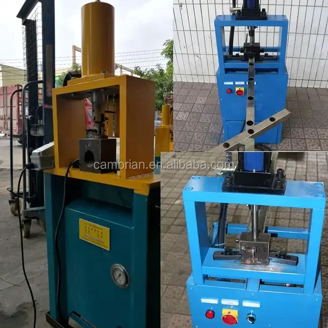 Hot sale portable punch machine for round/square tube metal plate hole punching machine