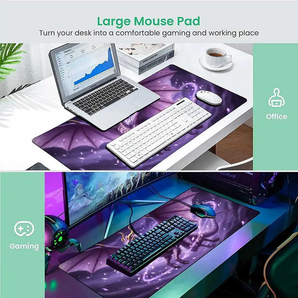 Mysterious Dragon gaming Mouse Pad Desk Mat Gaming pad pc accessories 30X80CM mousemat office rug Mouse carpet Extended pad