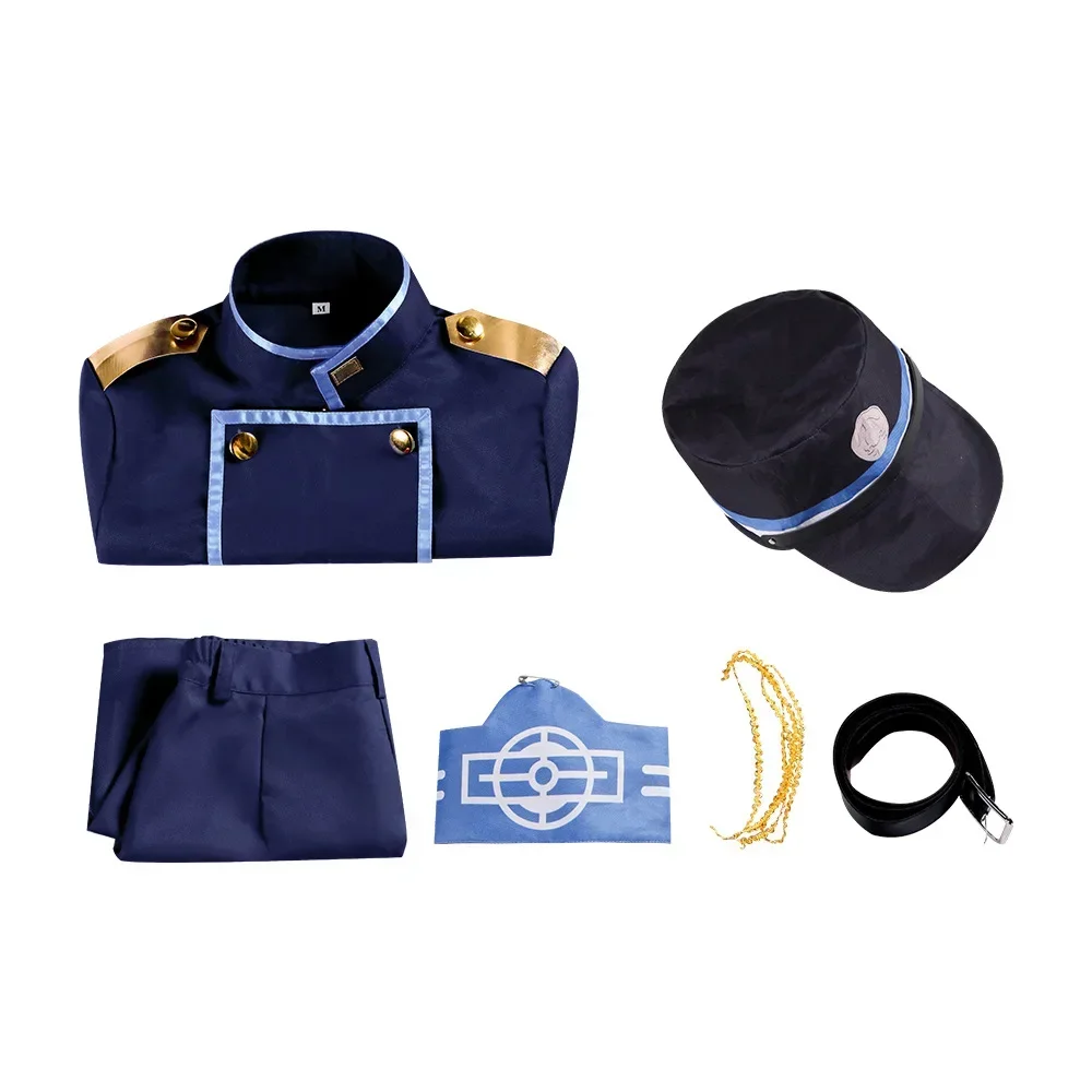 Tachibana Hikari Railway Academy Uniforme scolastica Gioco cosplay Archivio blu Costume Parrucca Tachibana Nozomi Halloween Party JK Set