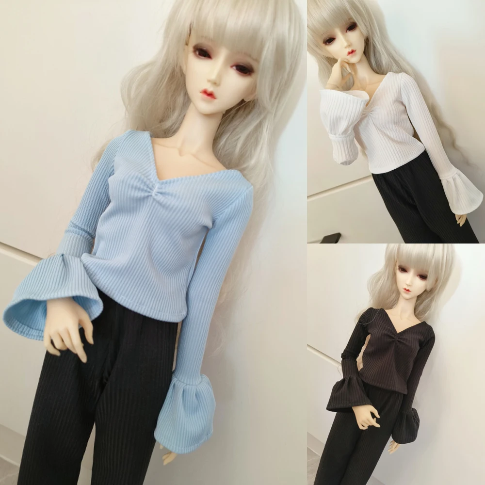 D05-P030 children handmade toy 1/3 60cm doll BJD/SD doll's clothes flared sleeve sweater 1pcs