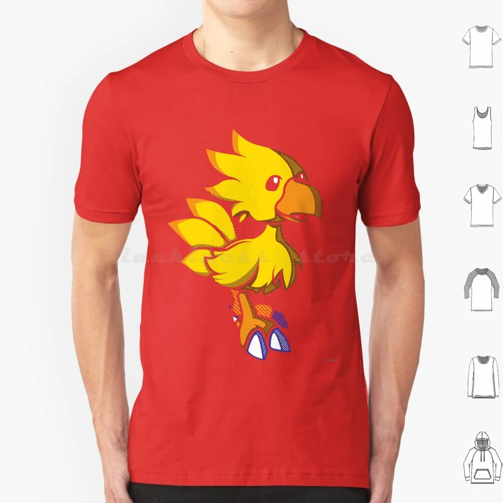 Kweh! T Shirt Big Size 100% Cotton Final Fantasy Ffxiv Xiv Ffvii Ff14 Ff7 Vii D…