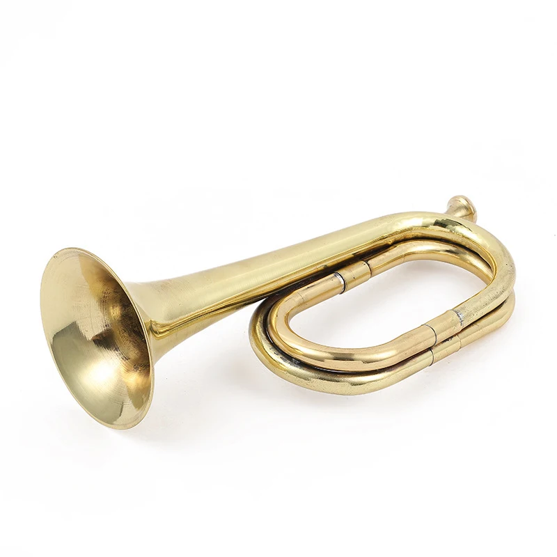 Trompeta Portátil de Latón de Primera Calidad, Instrumento Musical para Banda, Ideal para Actuaciones Escolares, Uso Profesional y Principiante, Ligera para Orquesta